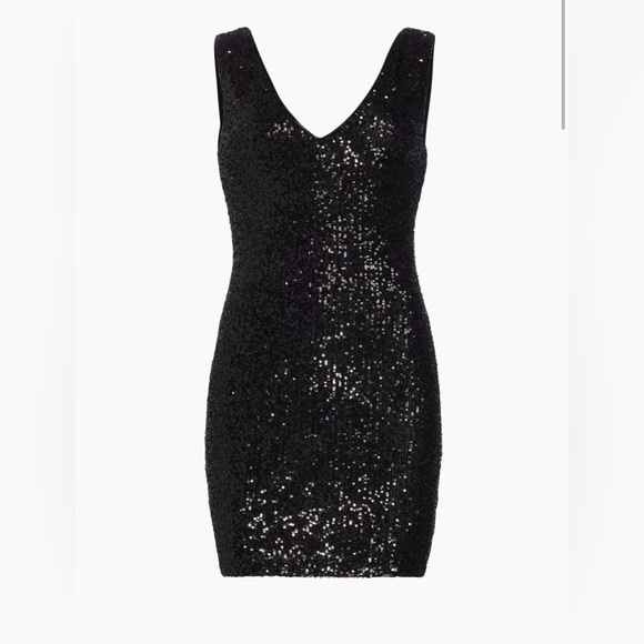 Generation Love Dresses & Skirts - Generation Love  Diane Sequined‎ Minidress NWOT SIZE M Black